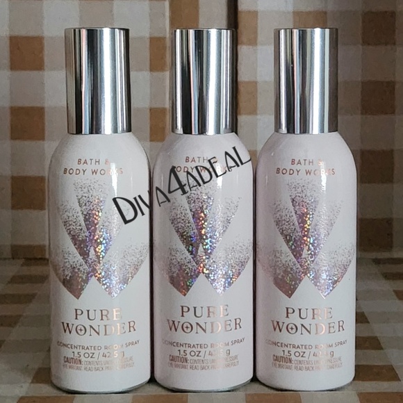 3X Bath & Body Works PURE WONDER Concentrated Room Sprays - Picture 1 of 1